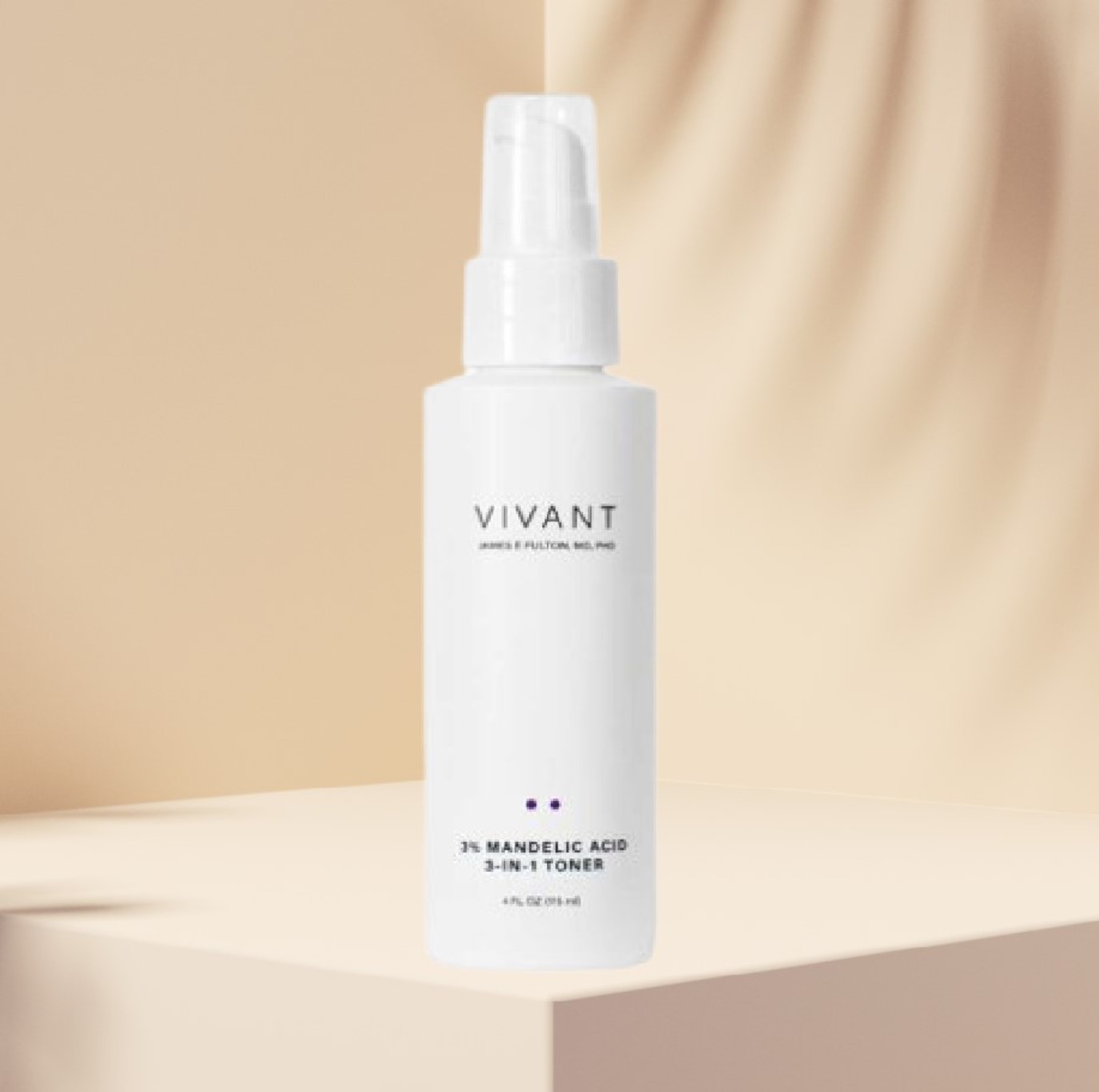 Toner hỗ trợ điều trị mụn Mandelic acid 3 in 1 Vivant 