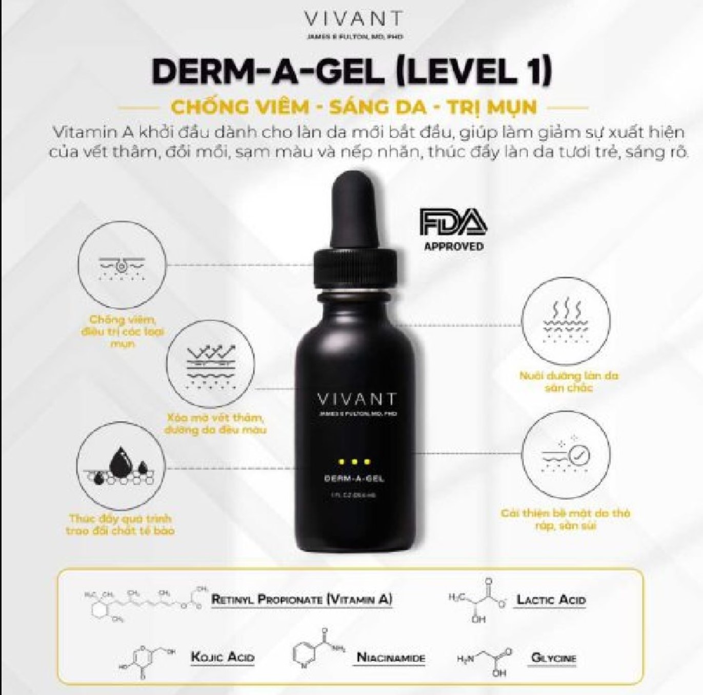 Serum Vivant Derm A Gel 
